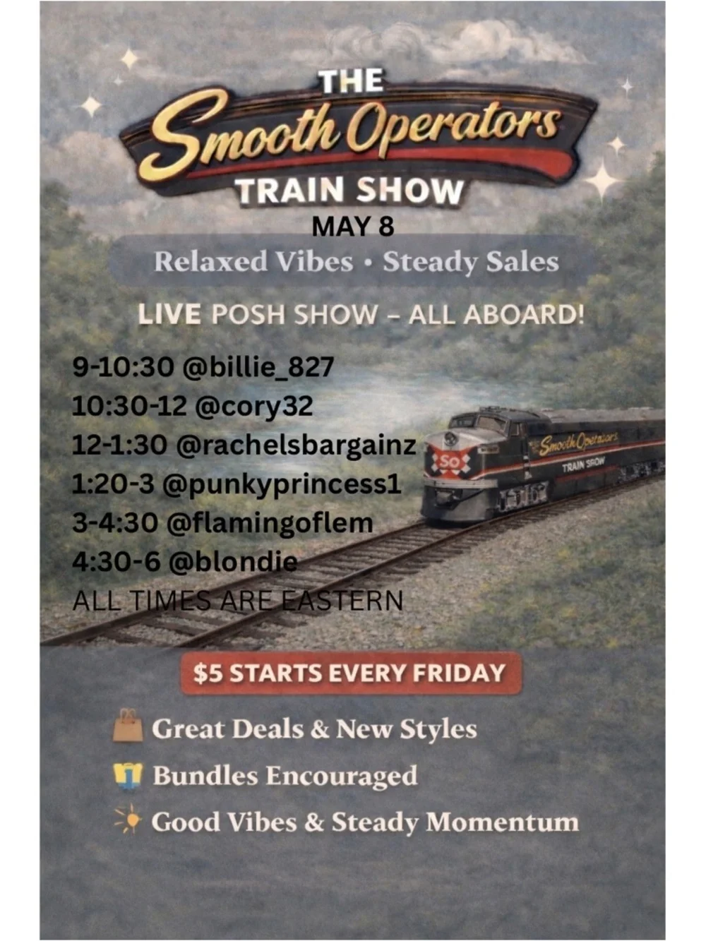 🚂 The Smooth Operators 🚂 is LIVE now Every Friday Train Show - Picture 4 of 7